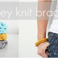 Easy, Braided, Knit Bracelets